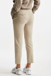 pantaloni nima loose in cotone beige panna donna Dondup - 3