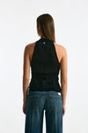 Top ricamato nero donna Dondup - 3