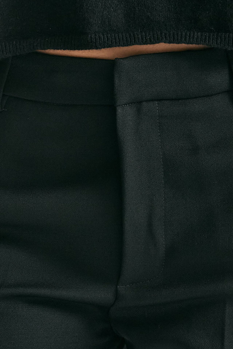 Pantalone NIMA ZIP in lana nero donna Dondup - 5