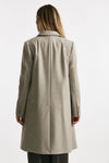 cappotto in panno di lana e cashmere beige donna Fay - 3