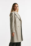 cappotto in panno di lana e cashmere beige donna Fay - 4