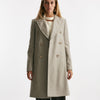cappotto in panno di lana e cashmere beige donna Fay - 9