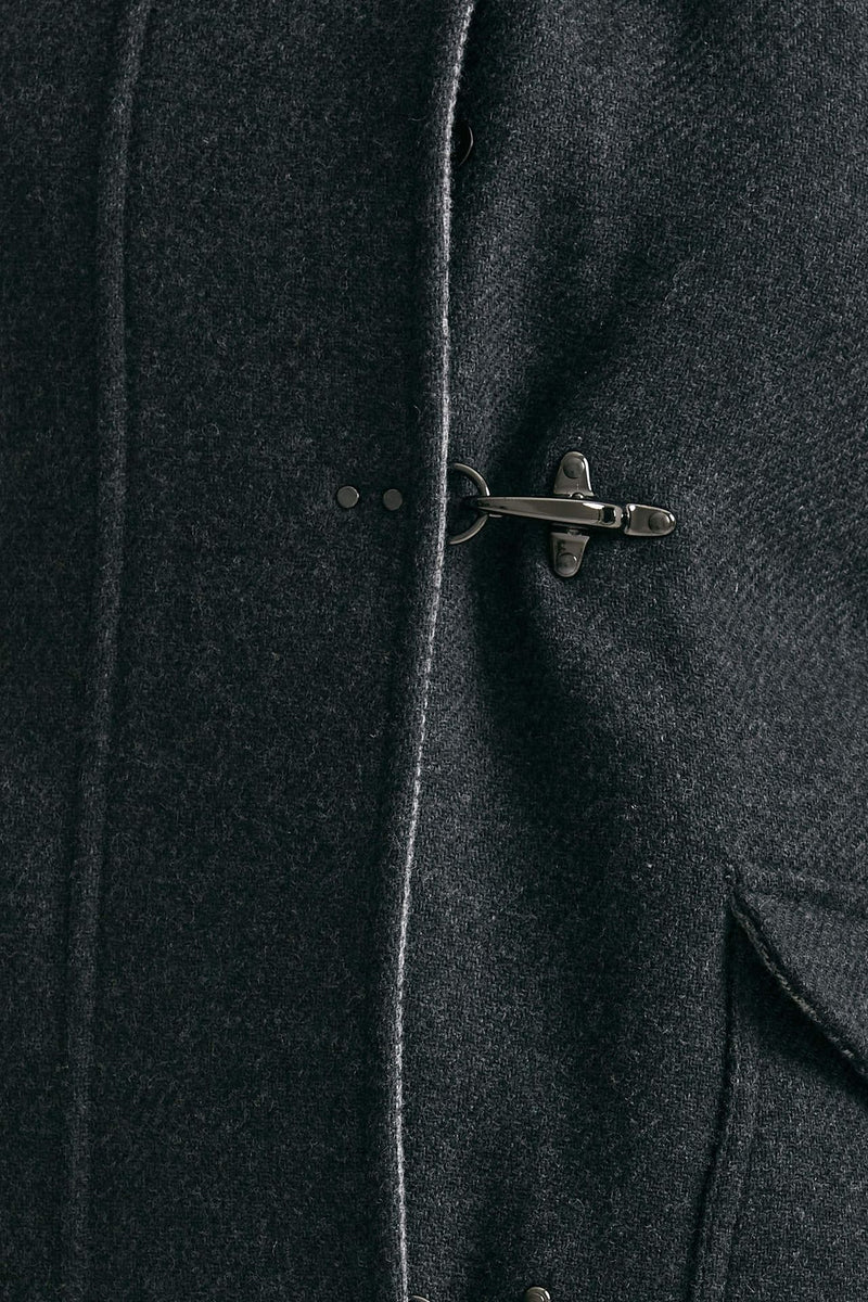 giaccone tre ganci corto antracite donna Fay - 5