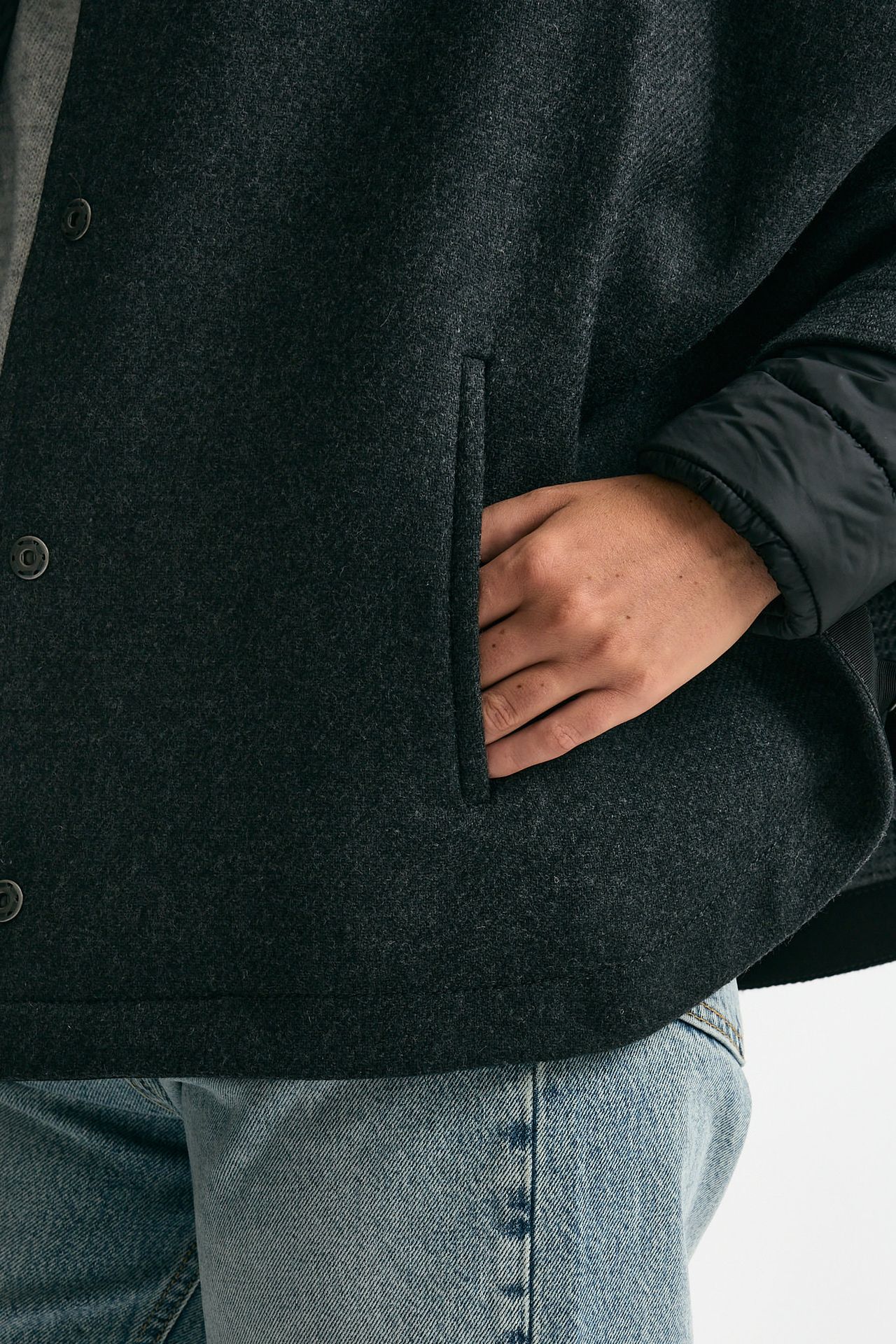 Cappa con giacca imbottita antracite donna Fay - 8