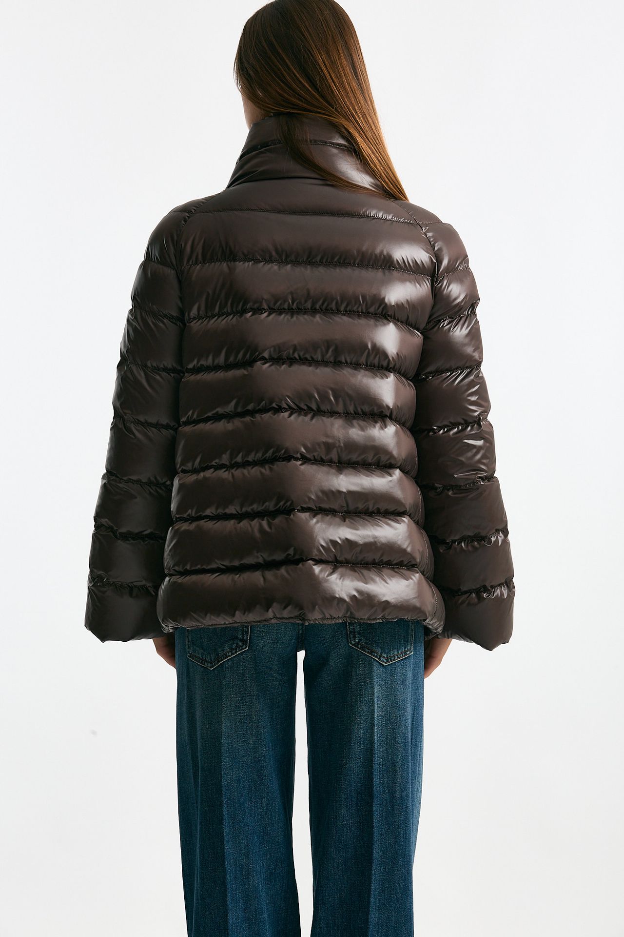 Piumino corto cioccolato donna Fay - 3