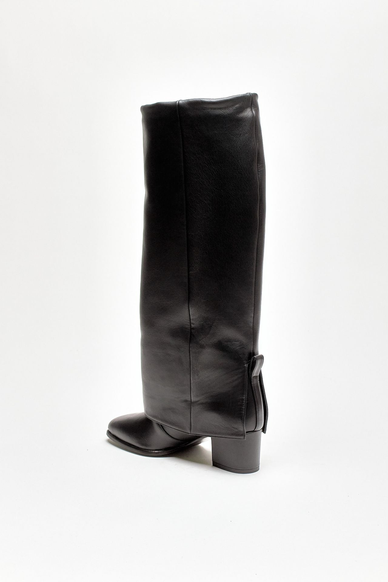 stivali georgina in pelle nera donna Gia borghini - 3