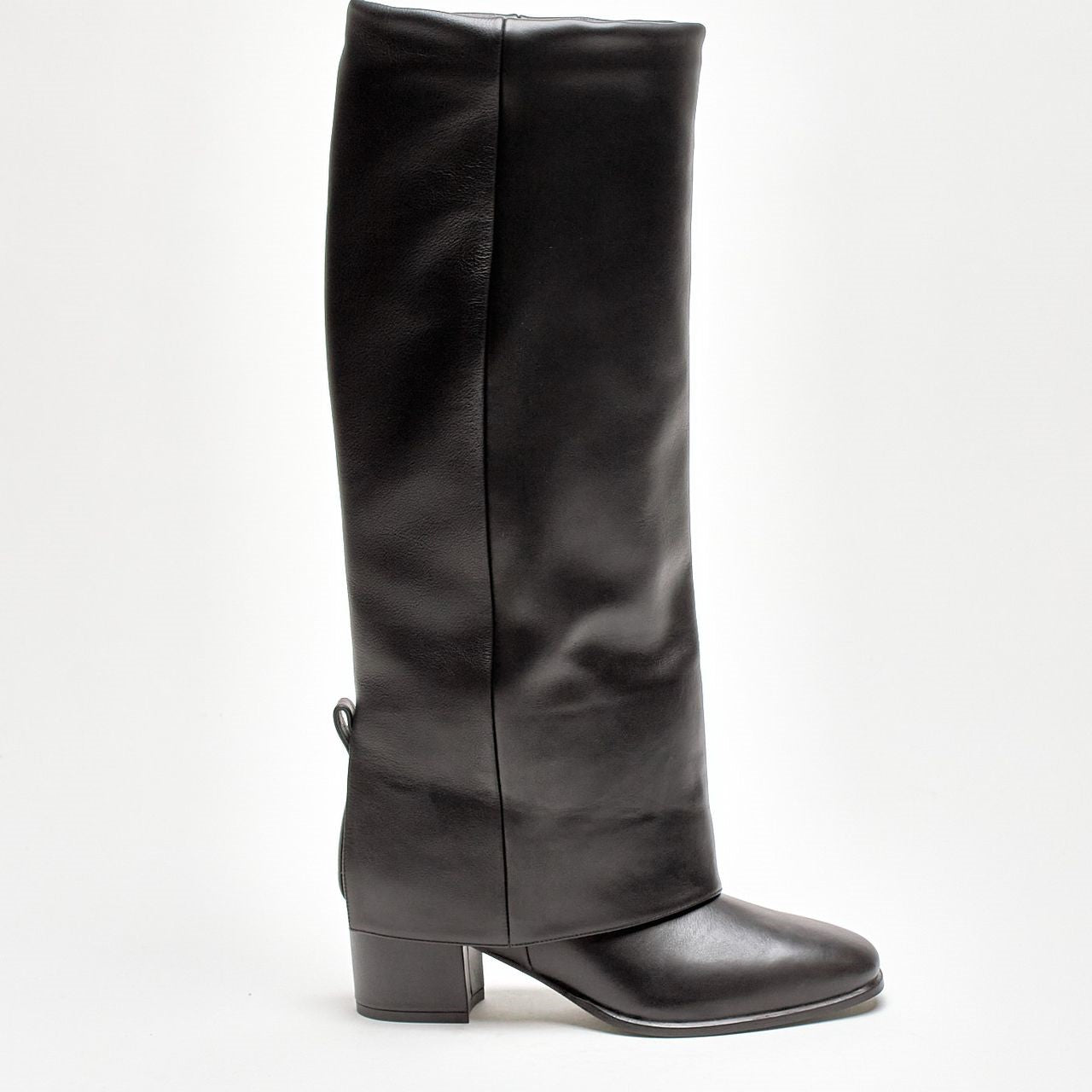 stivali georgina in pelle nera donna Gia borghini - 8