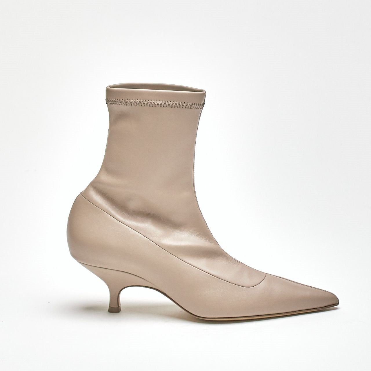 stivaletti mia in pelle sintetica beige donna Gia borghini - 8