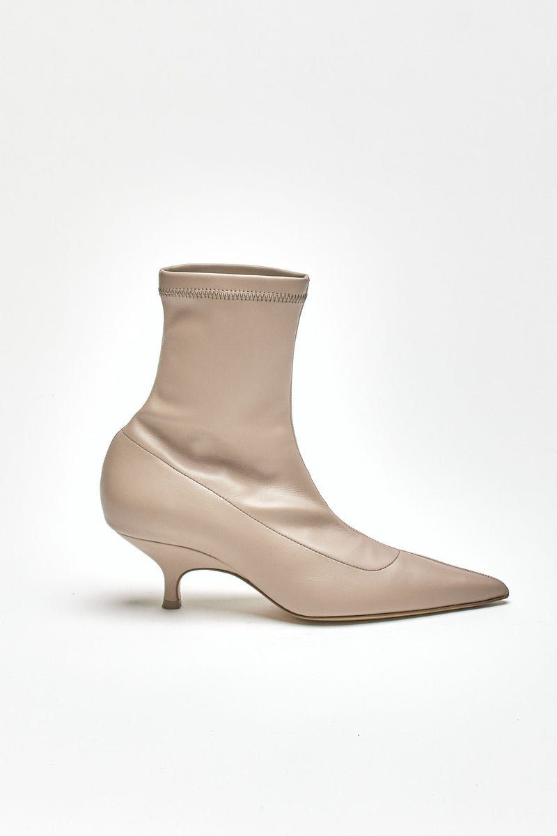 stivaletti mia in pelle sintetica beige donna Gia borghini - 1