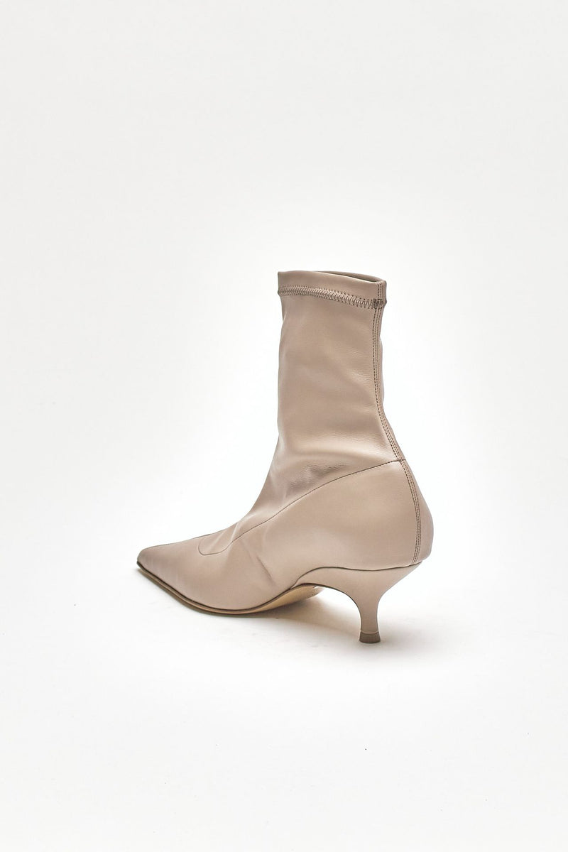 stivaletti mia in pelle sintetica beige donna Gia borghini - 3