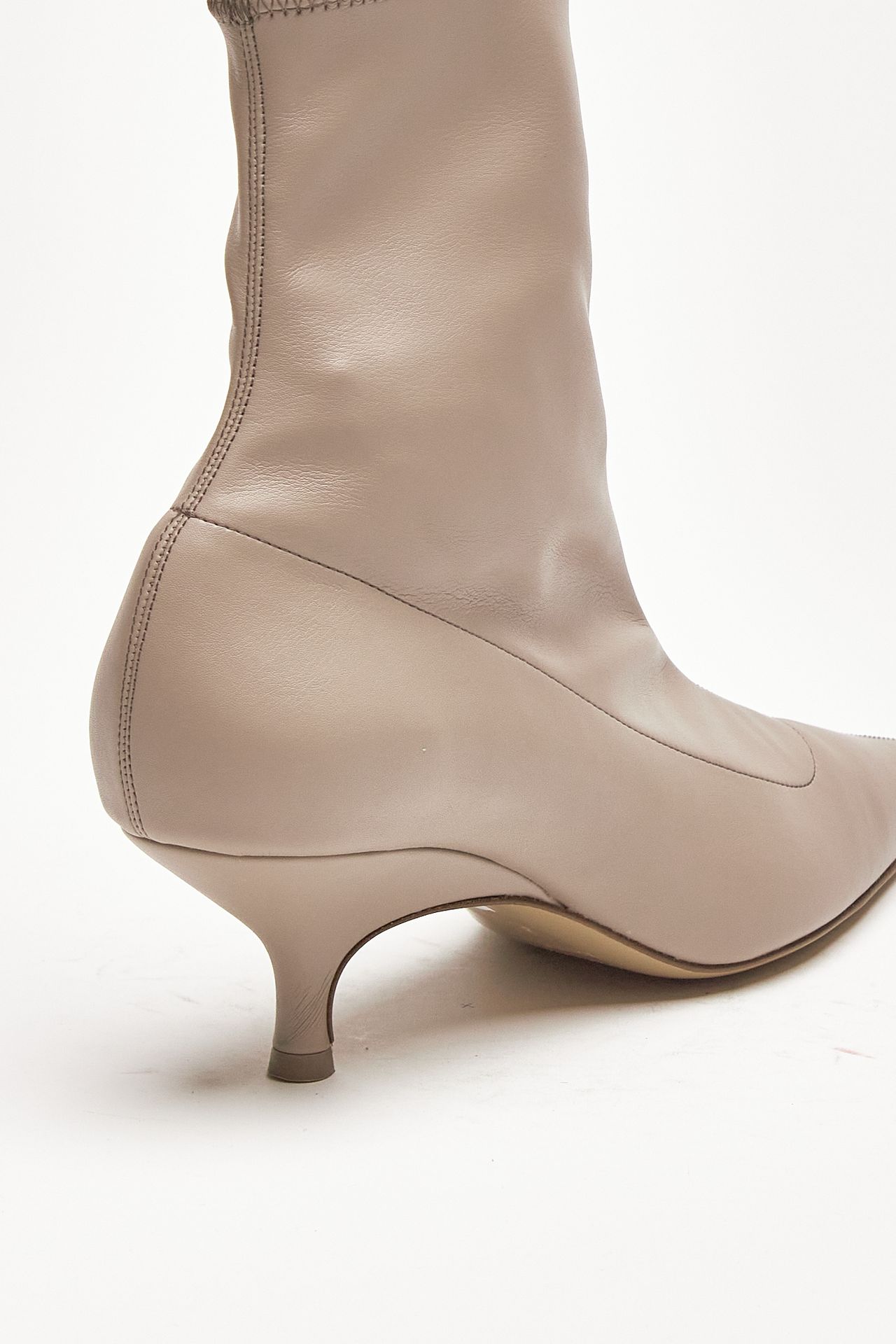 stivaletti mia in pelle sintetica beige donna Gia borghini - 7