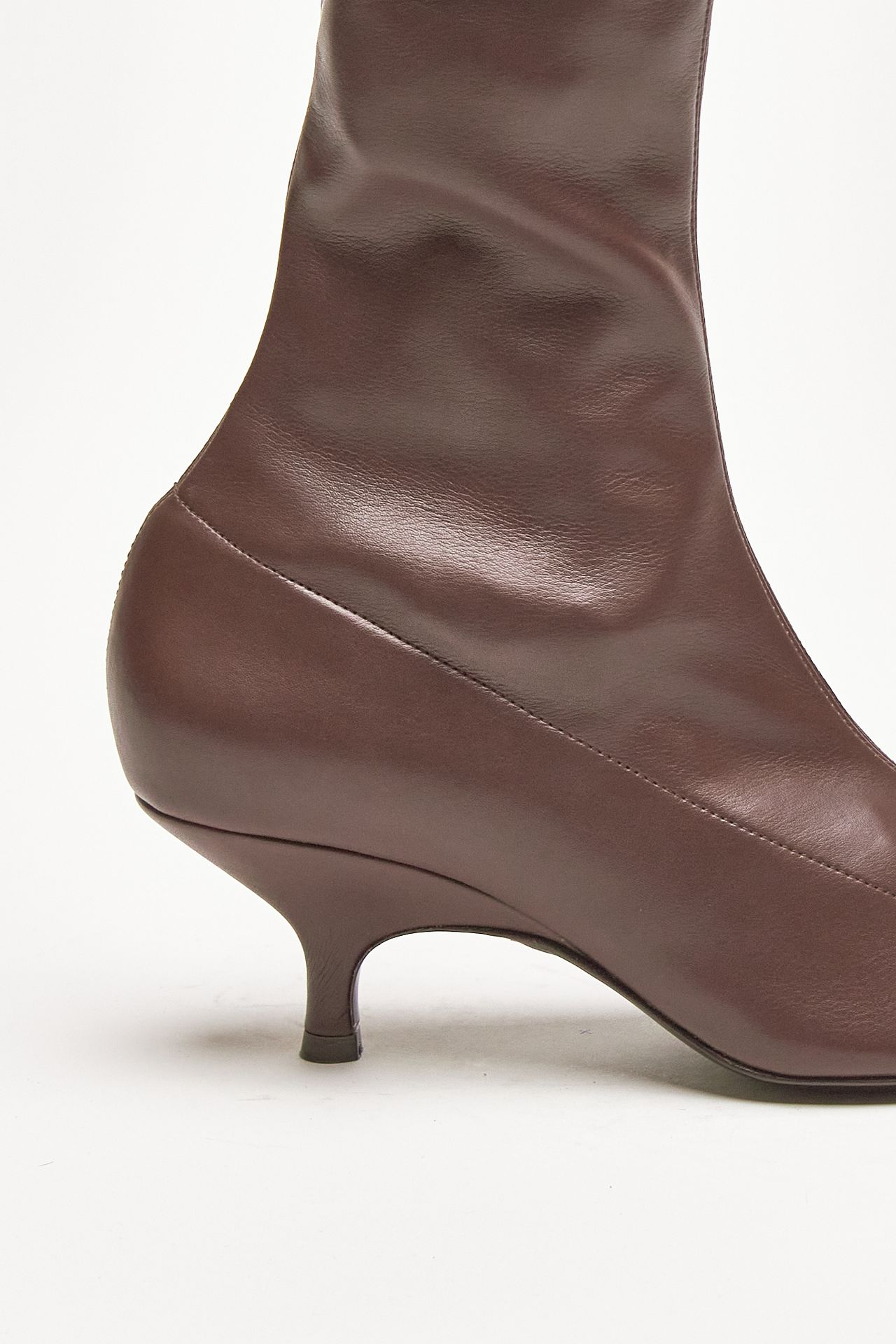 stivali hera in pelle sintetica cioccolato donna Gia borghini - 6