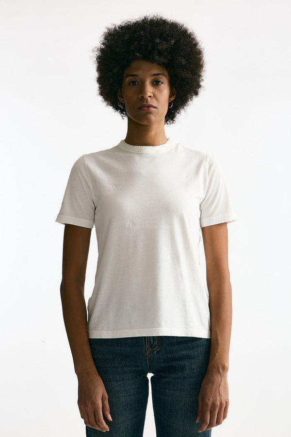 T-shirt basica bianco donna Grifoni