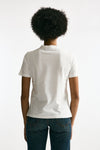 T-shirt basic bianco donna Grifoni - 3
