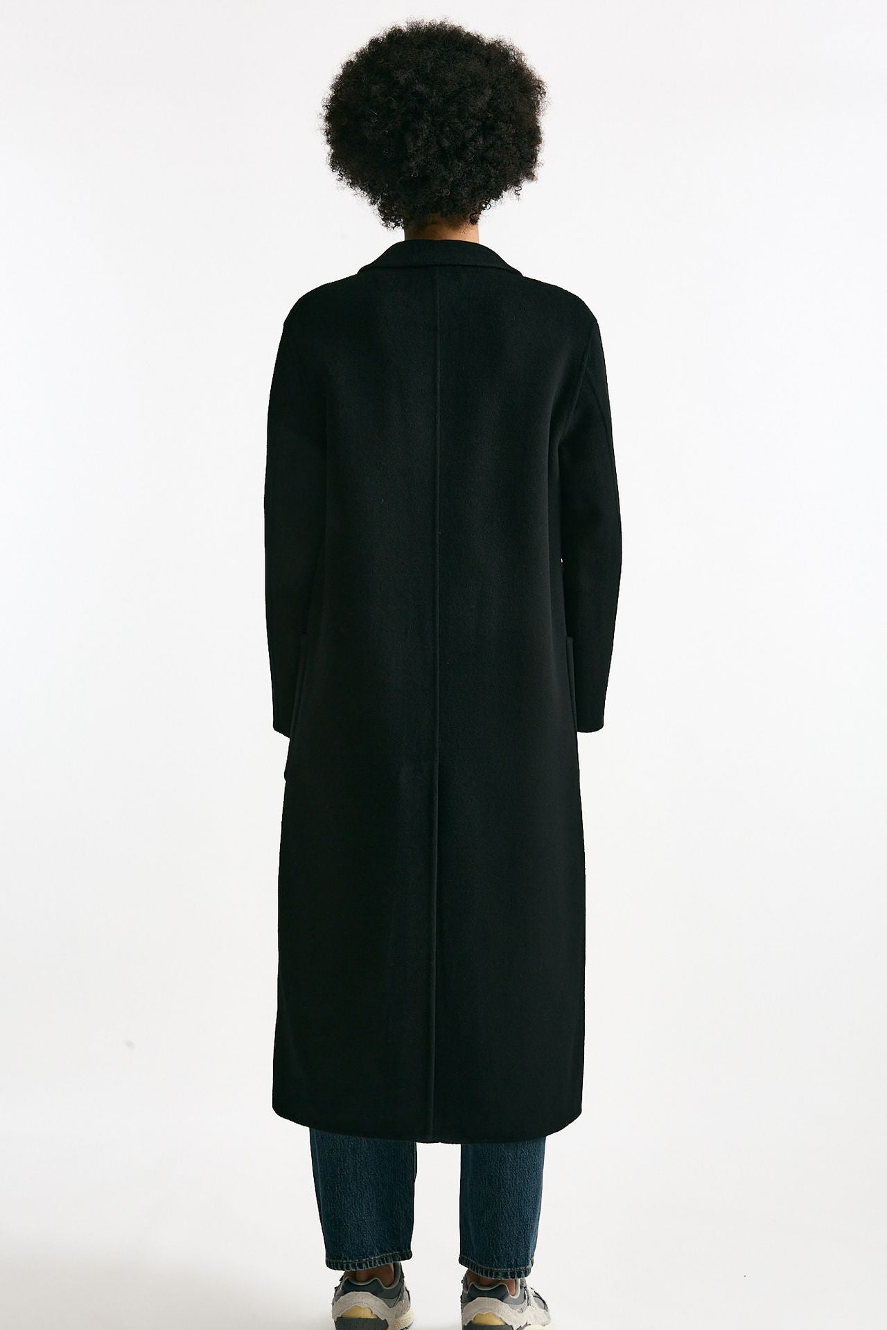 Cappotto doppiopetto nero donna Grifoni - 3