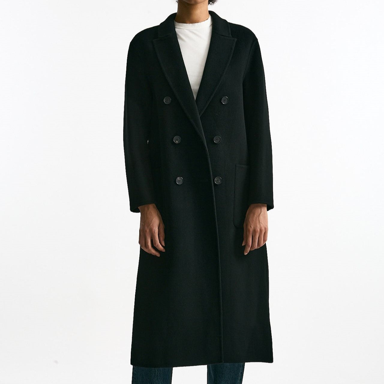 Cappotto doppiopetto nero donna Grifoni - 9