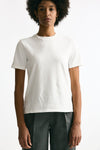 T-shirt basica bianco ottico donna Grifoni - 5
