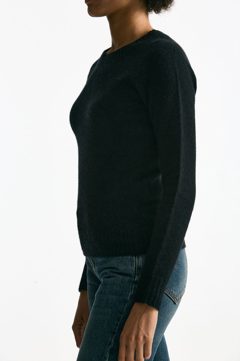 Maglia in cachemire e seta nero donna Grifoni - 1