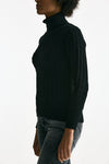 Maglia a trecce in cashmere nero donna Grifoni - 1