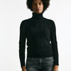 Maglia a trecce in cashmere nero donna Grifoni - 7