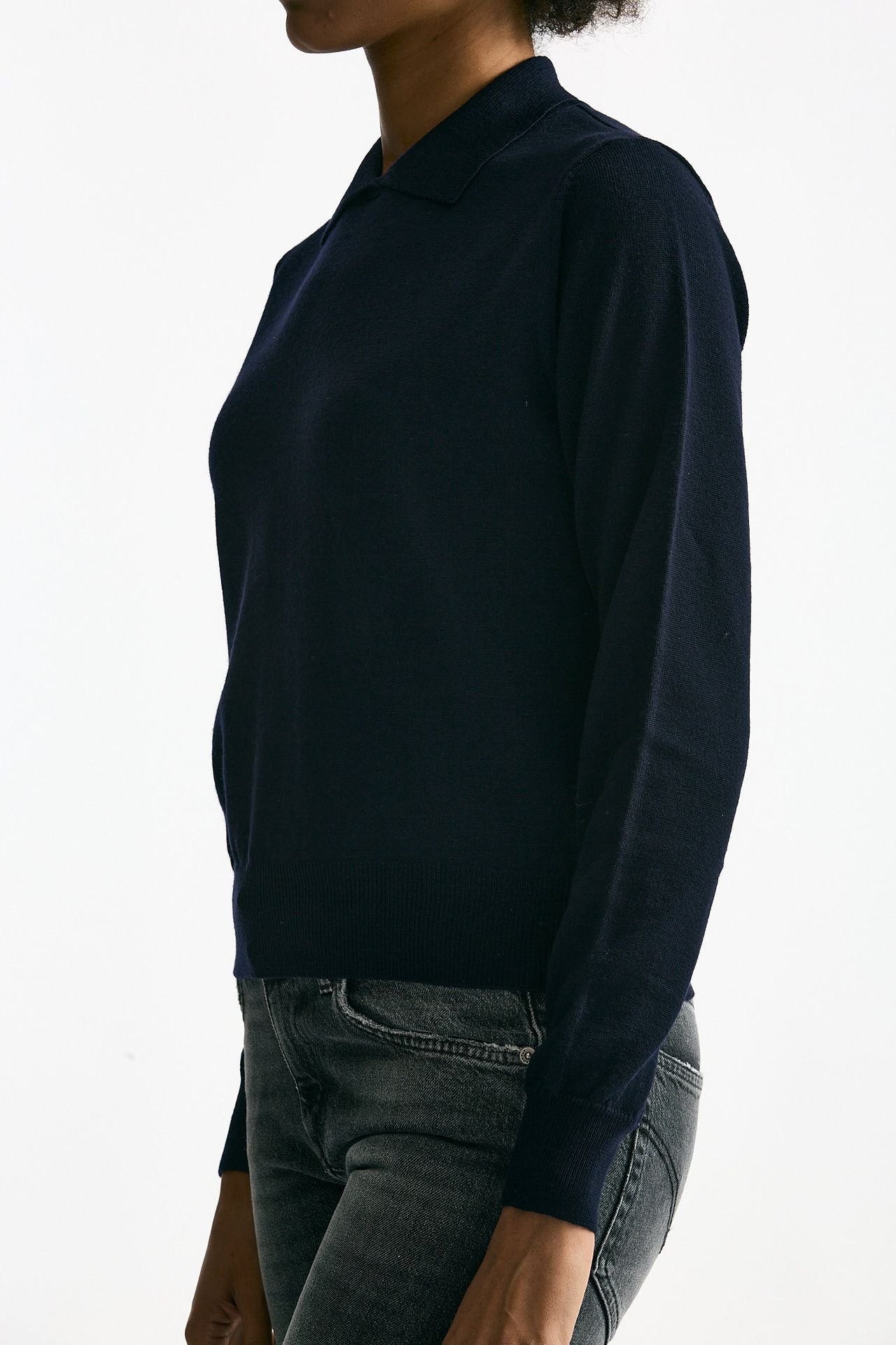 Maglia polo blu navy donna Grifoni - 1