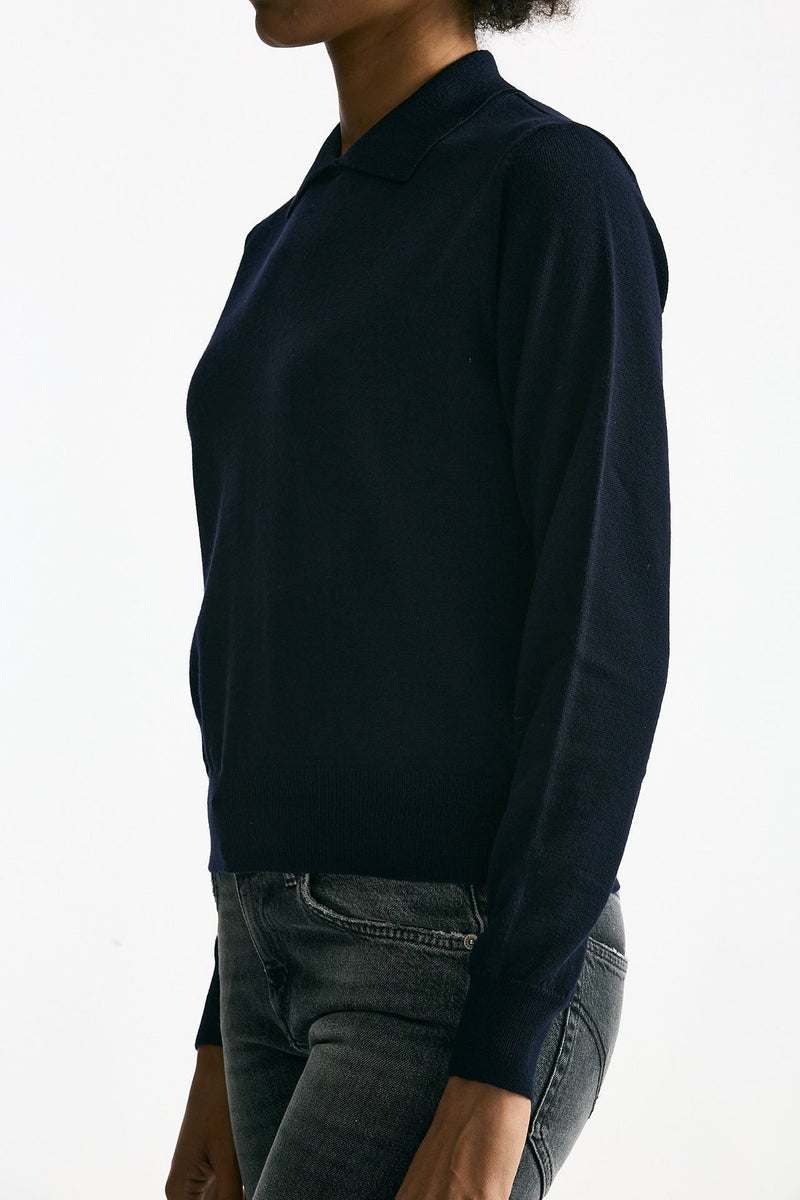 Maglia polo blu navy donna Grifoni - 1