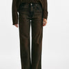 jeans palazzo korea lavaggio black brown donna Haikure - 8