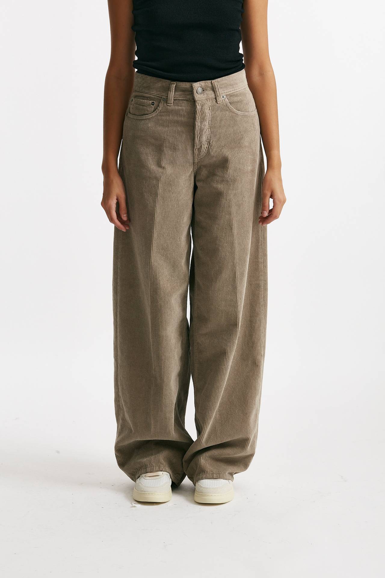 pantalone bethany boy fit over tortora donna Haikure - 1