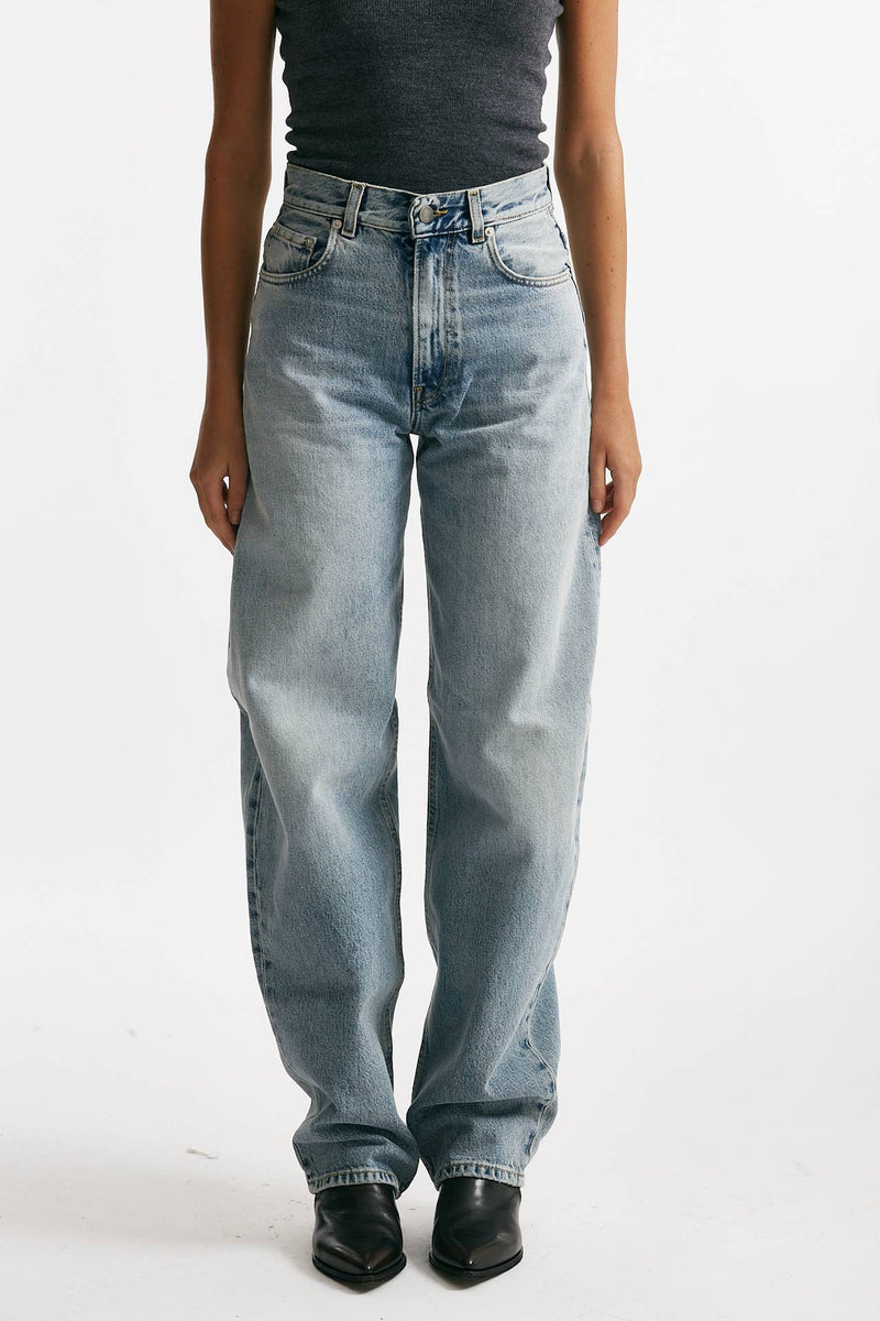 jeans barrel bibi lavaggio medio chiaro donna Haikure - 1
