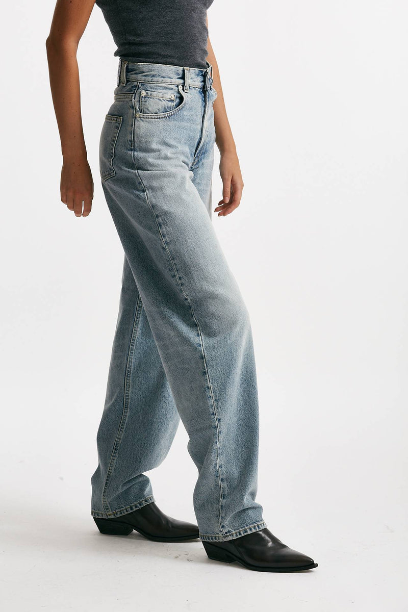 jeans barrel bibi lavaggio medio chiaro donna Haikure - 4