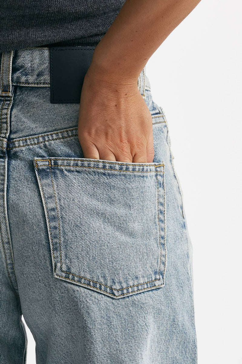 jeans barrel bibi lavaggio medio chiaro donna Haikure - 7