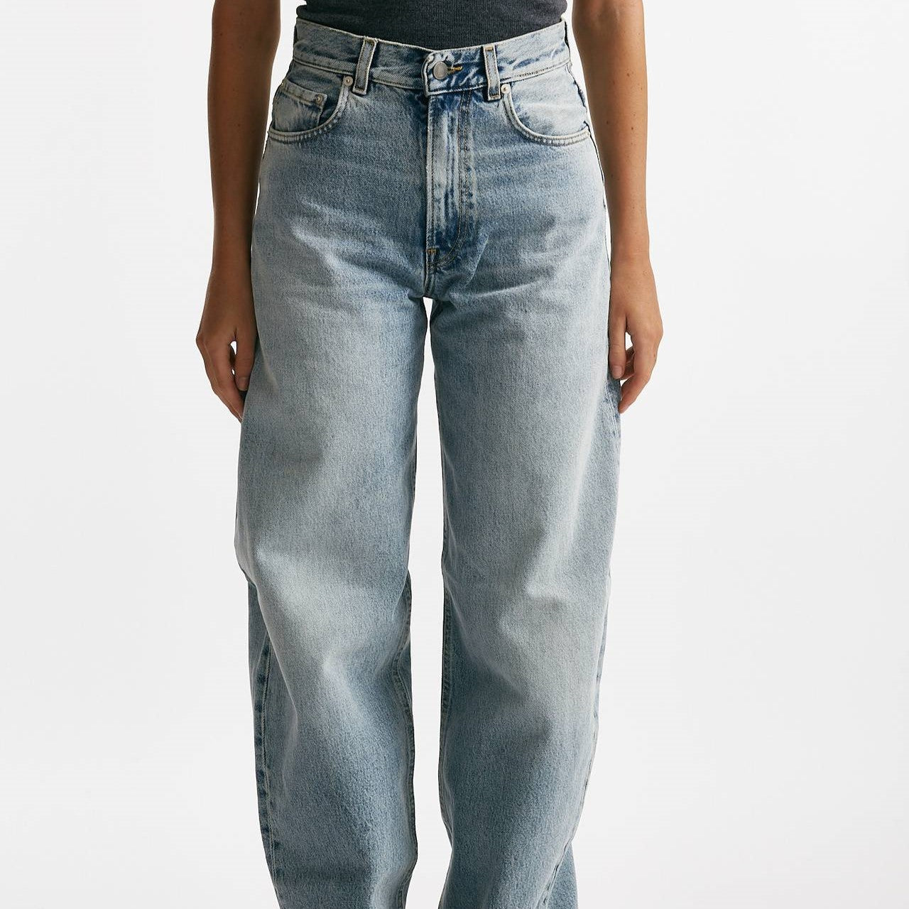 jeans barrel bibi lavaggio medio chiaro donna Haikure - 8