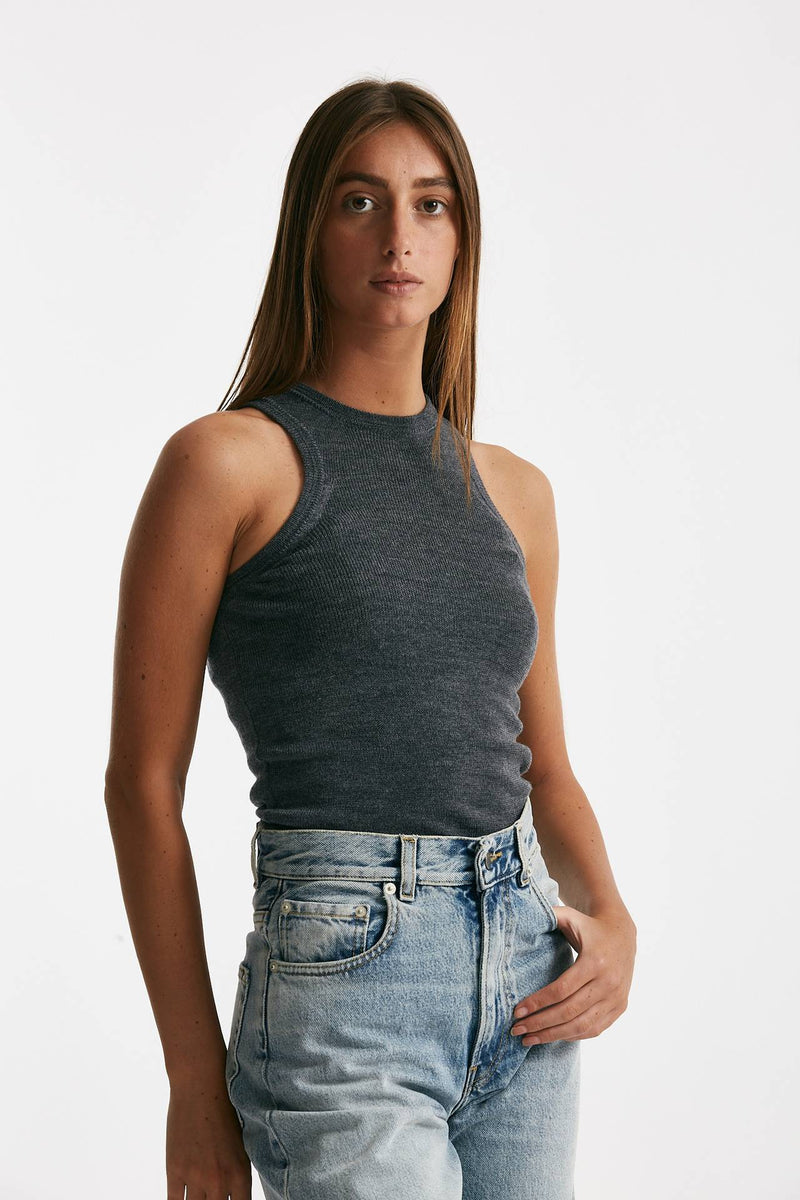 tank top antracite donna Haikure - 3