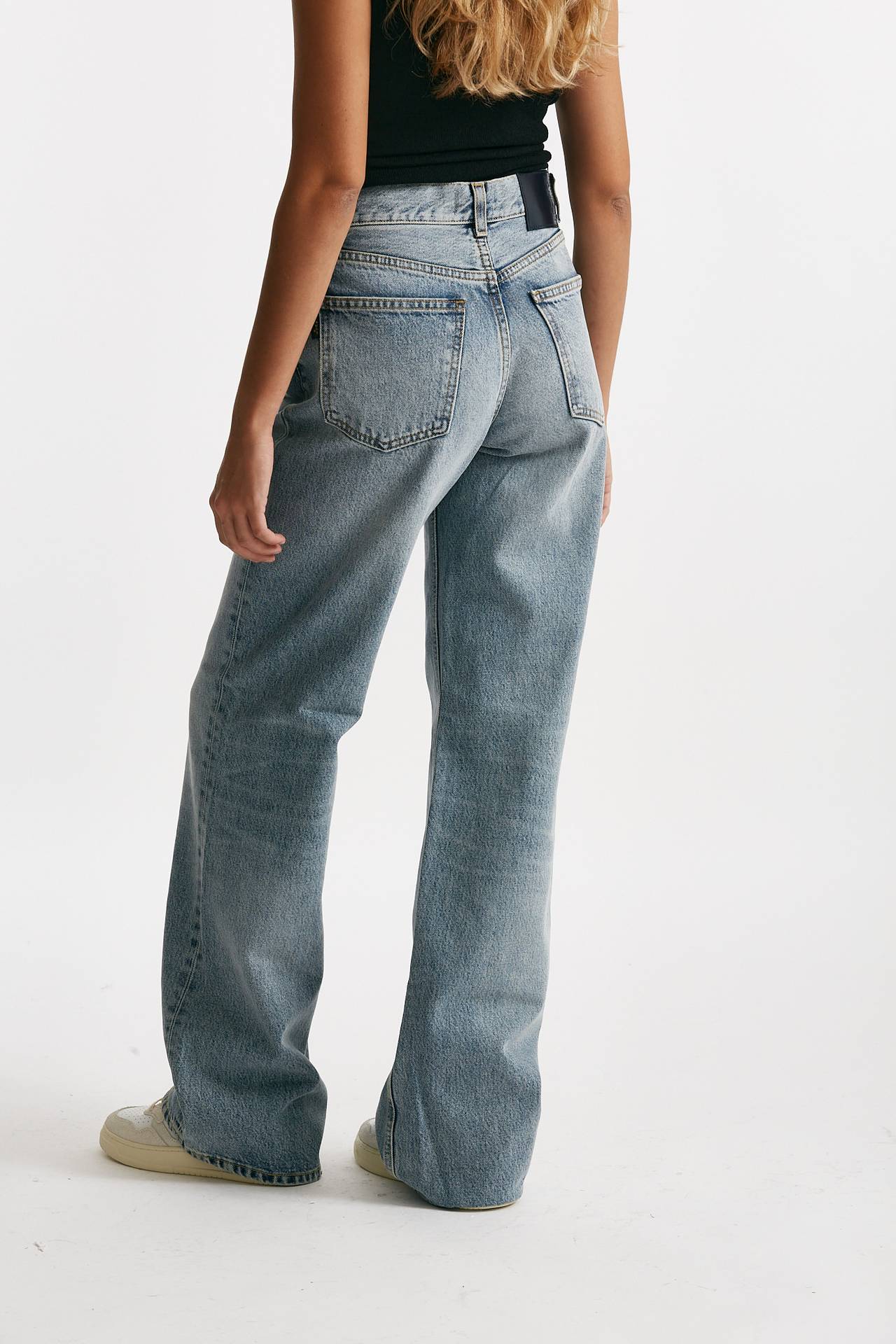 jeans palazzo korea lavaggio chiaro donna Haikure - 2