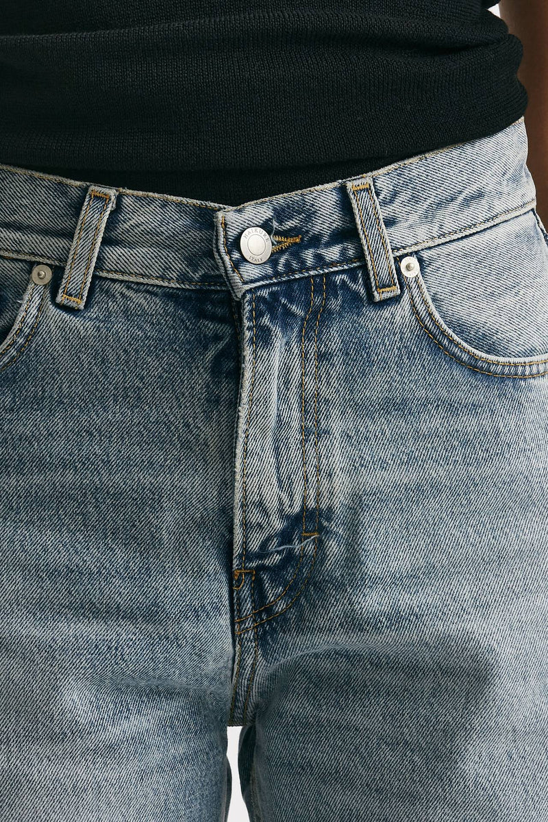 jeans palazzo korea lavaggio chiaro donna Haikure - 4