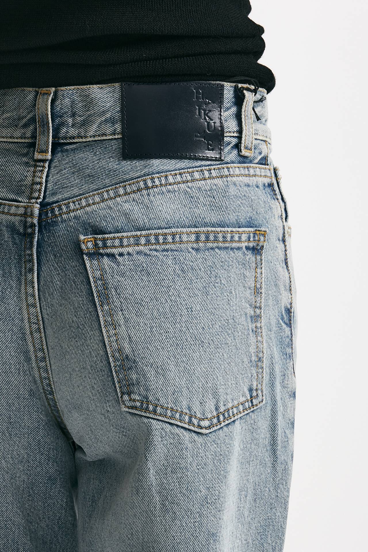 jeans palazzo korea lavaggio chiaro donna Haikure - 6