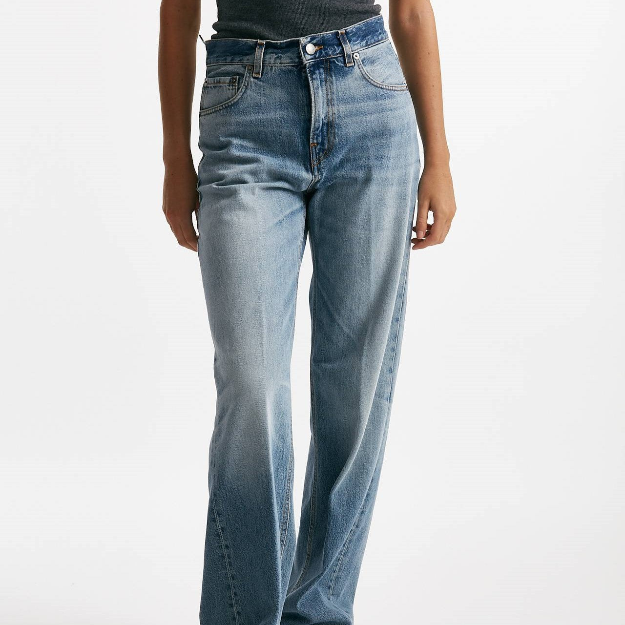 jeans boyfit bonnie lavaggio medio chiaro donna Haikure - 7