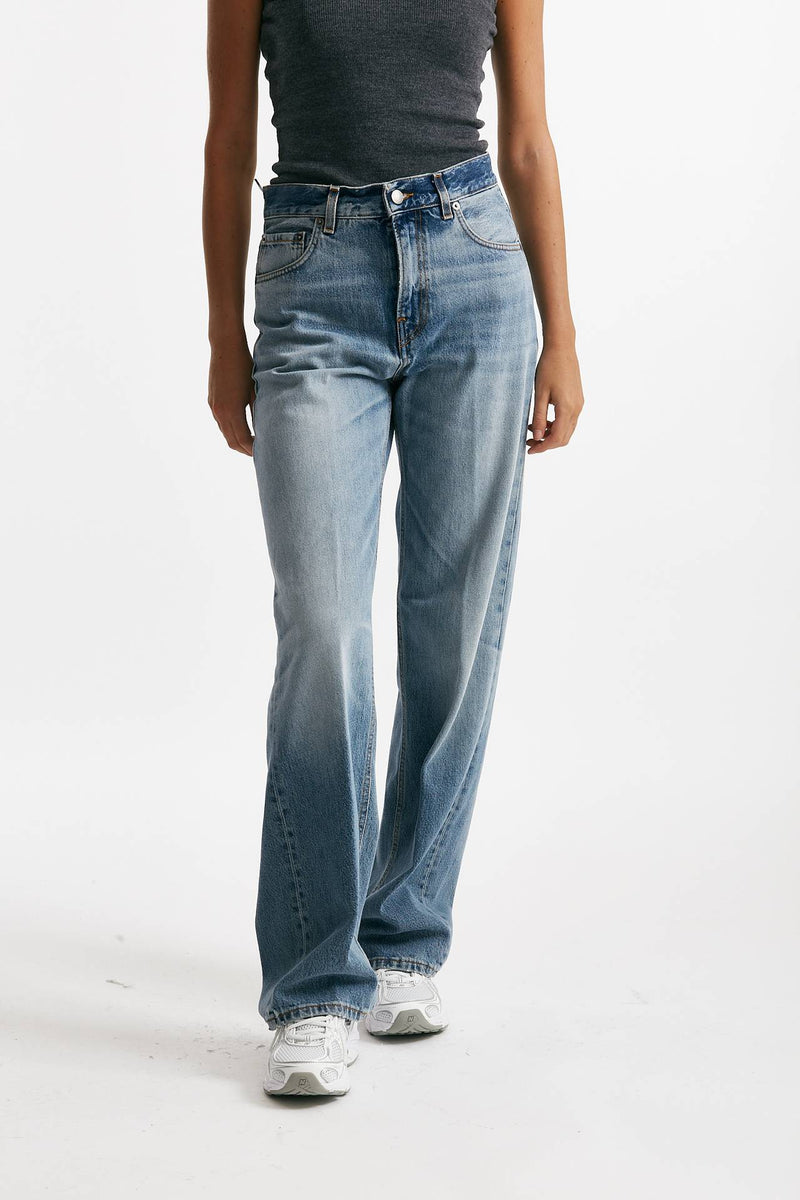 jeans boyfit bonnie lavaggio medio chiaro donna Haikure - 1