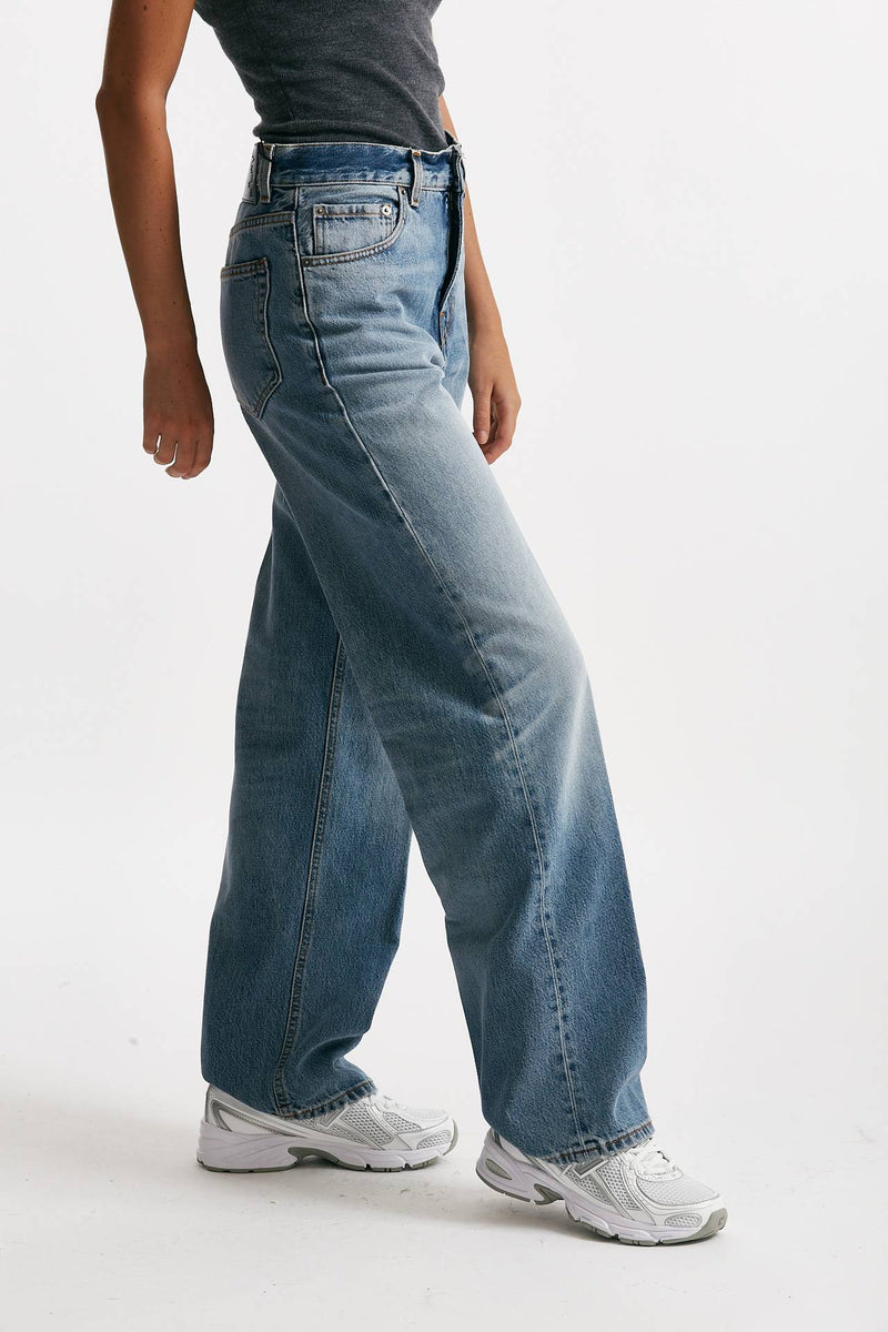 jeans boyfit bonnie lavaggio medio chiaro donna Haikure - 3