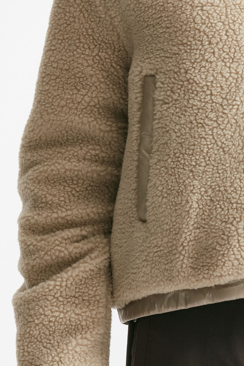 bomber teddy e nylon beige donna Herno - 4