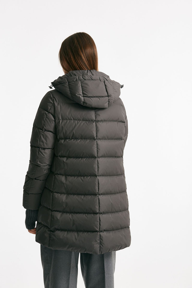 piumino midi CHAMONIX antracite donna Herno - 3