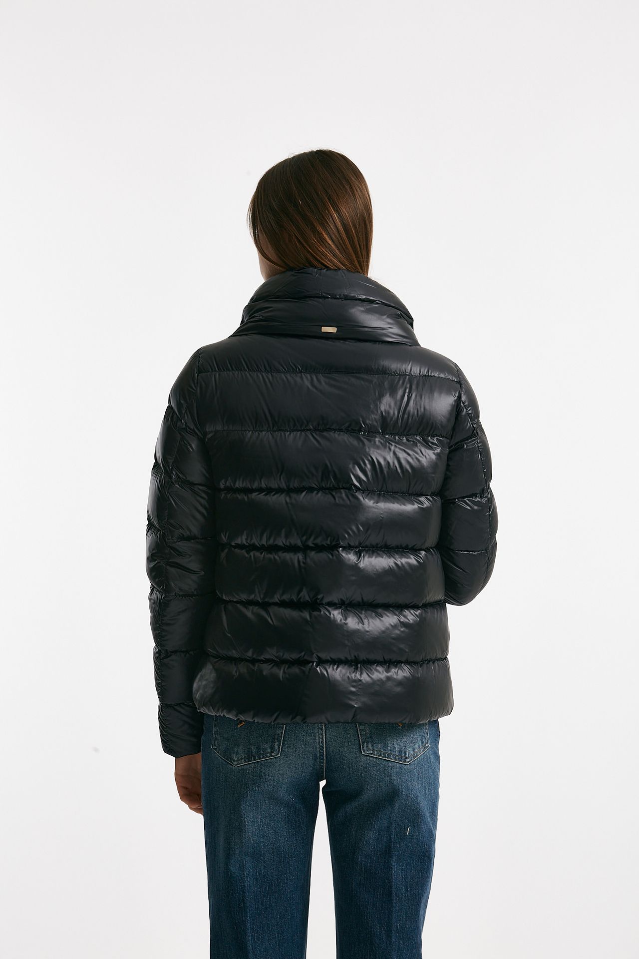 piumino corto in nylon ultralight nero donna Herno - 4