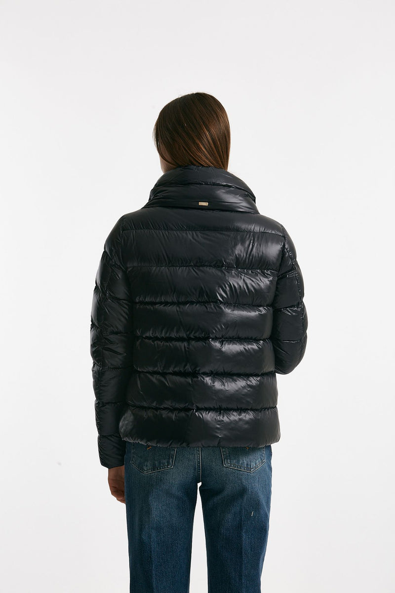 piumino corto in nylon ultralight nero donna Herno - 4