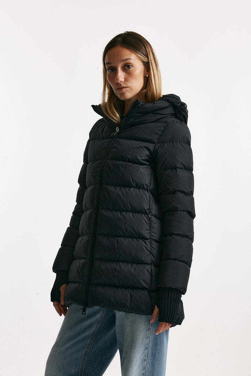 piumino midi CHAMONIX nero donna Herno - 3