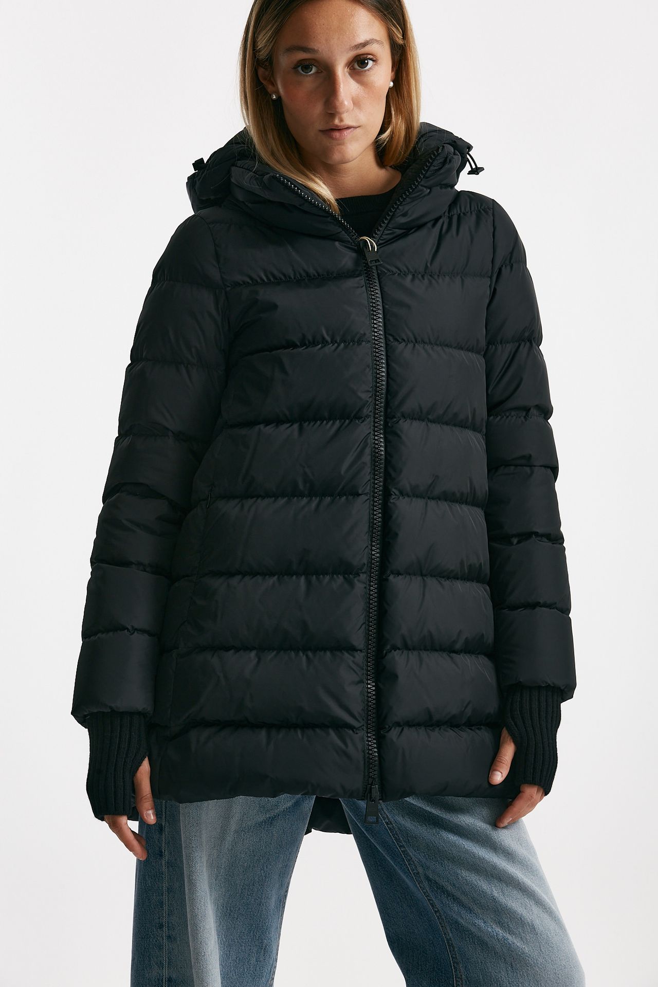 piumino midi CHAMONIX nero donna Herno - 5