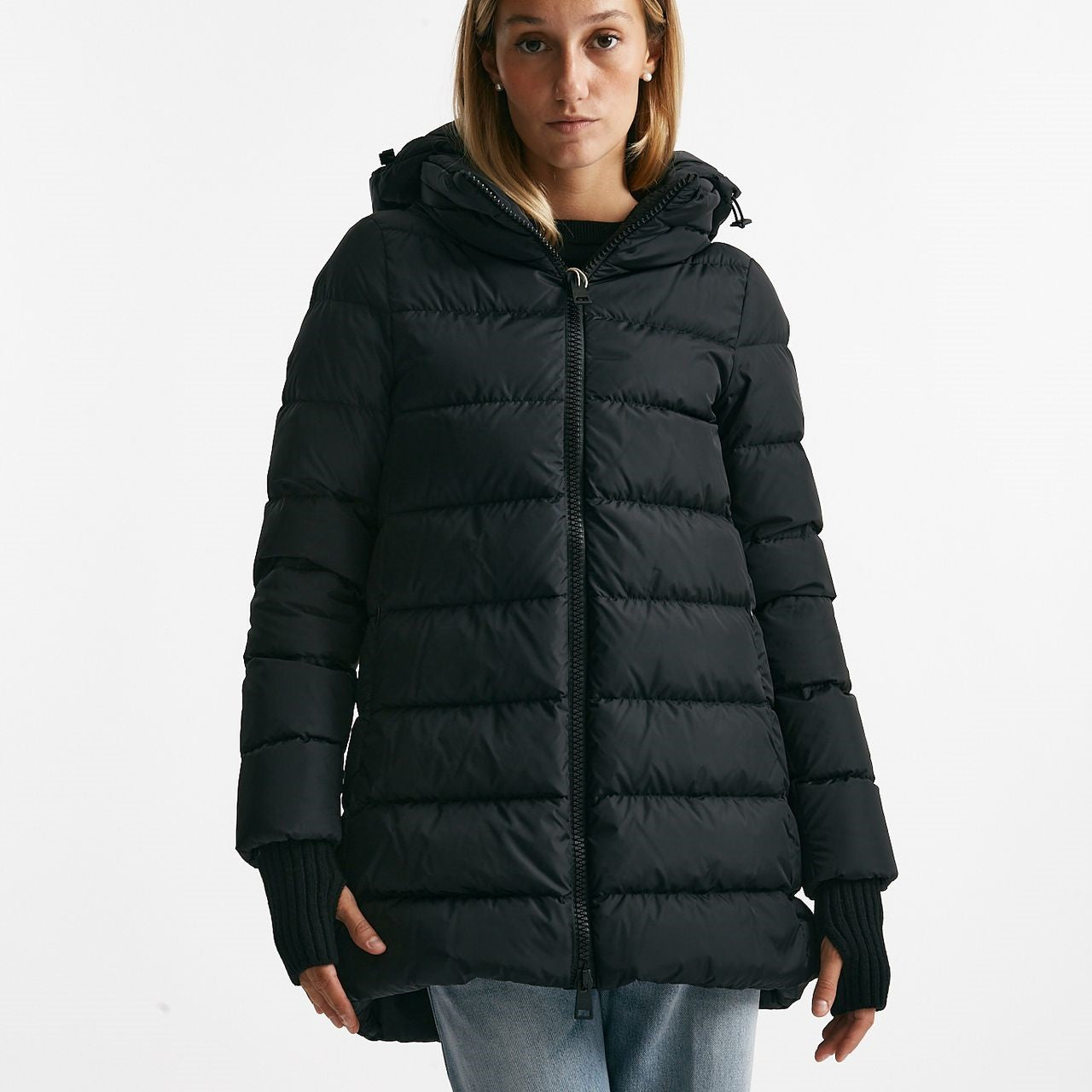 piumino midi CHAMONIX nero donna Herno - 8
