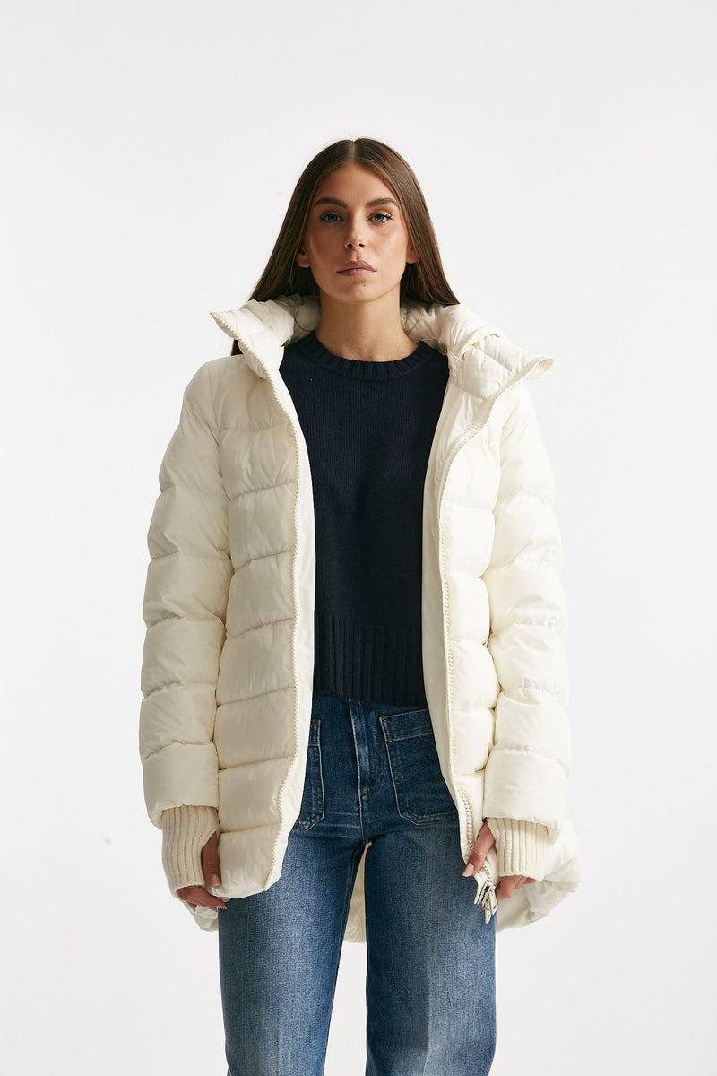 piumino midi CHAMONIX bianco donna Herno - 1