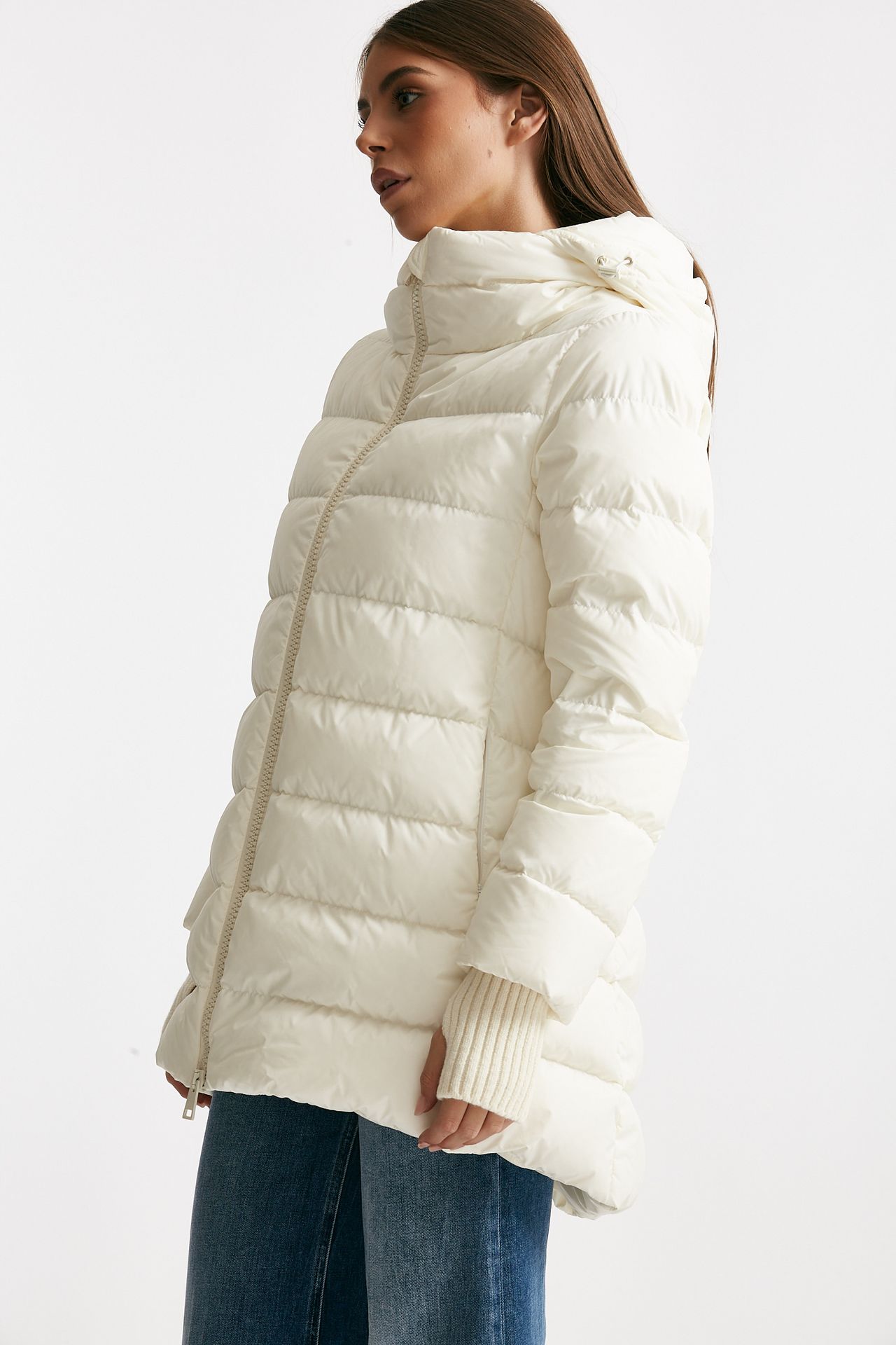 piumino midi CHAMONIX bianco donna Herno - 4