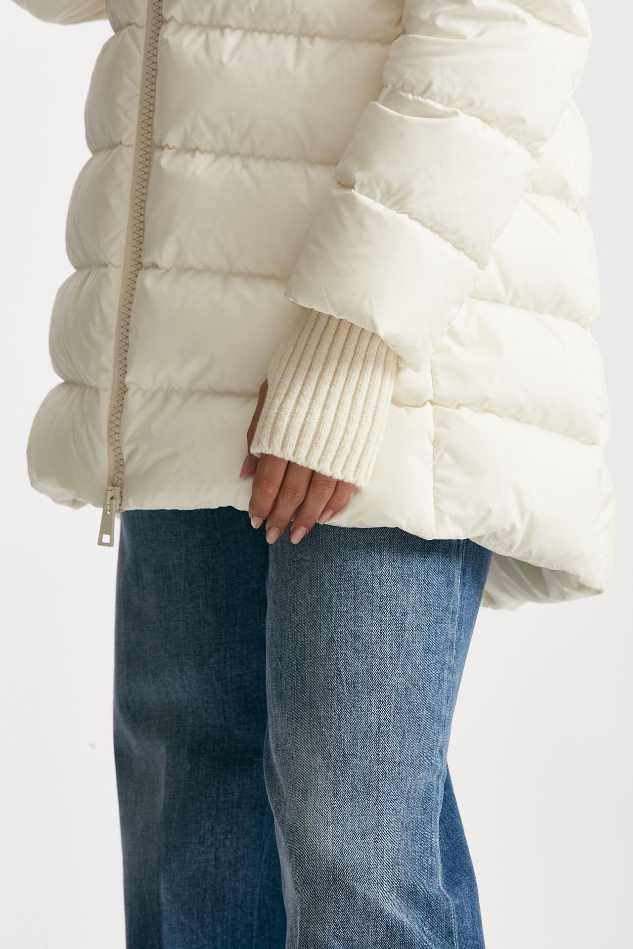 piumino midi CHAMONIX bianco donna Herno - 5