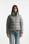 Piumino corto grigio chiaro donna Herno - 3